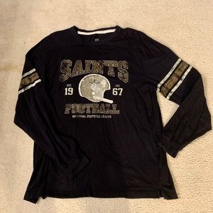 Saints New Orleans Football Longsleeve Unisex Tshirt | NFL | XL | VTG Collection